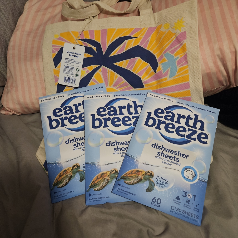 3 Packages Earth Breeze Dishwasher Sheets